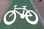 preformedthermoplastic bicycle symbol